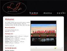 Tablet Screenshot of ljasiancuisine.com